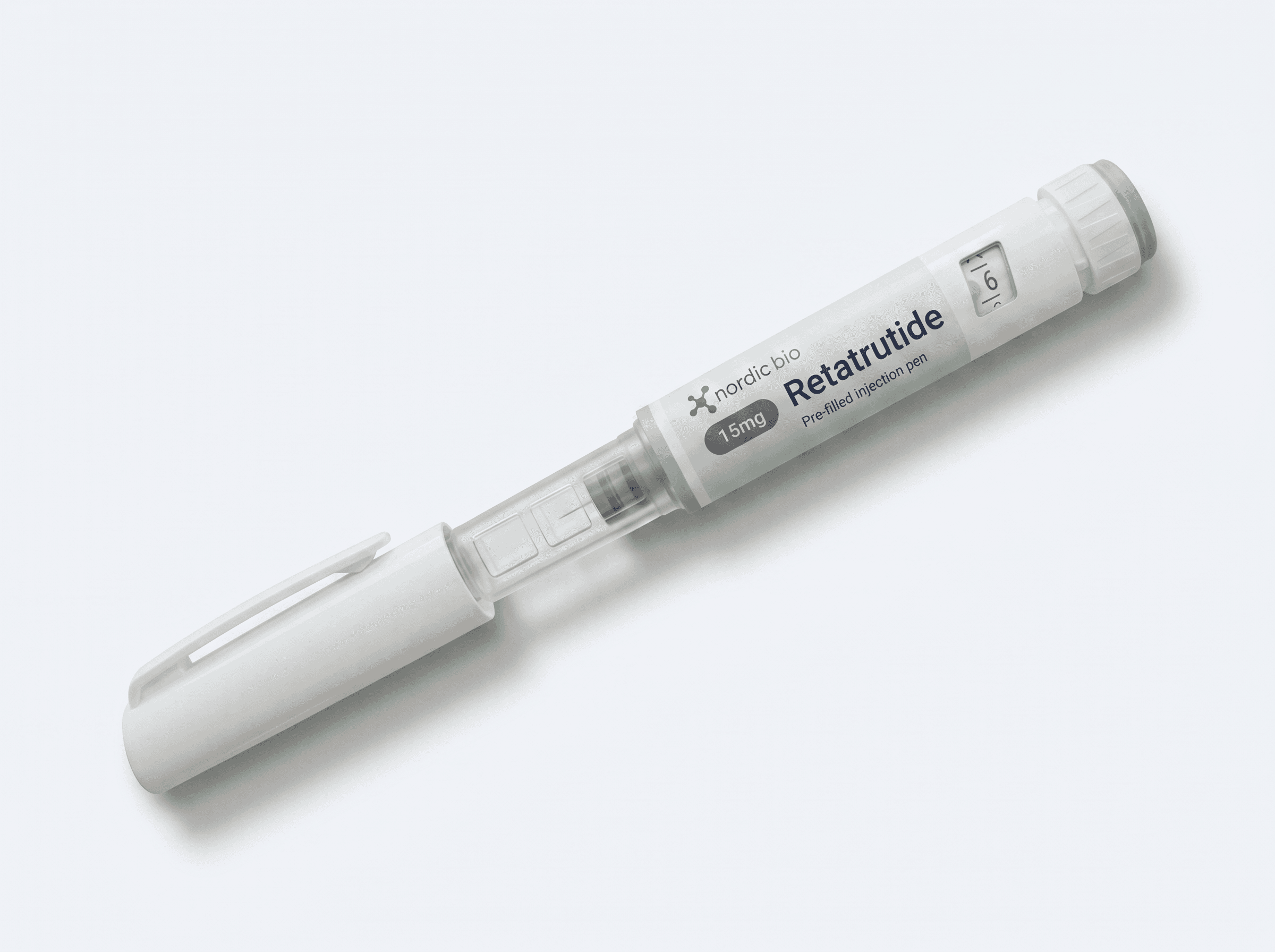 NorexBio förfylld Retatrutide-forskningspenna, 15 mg